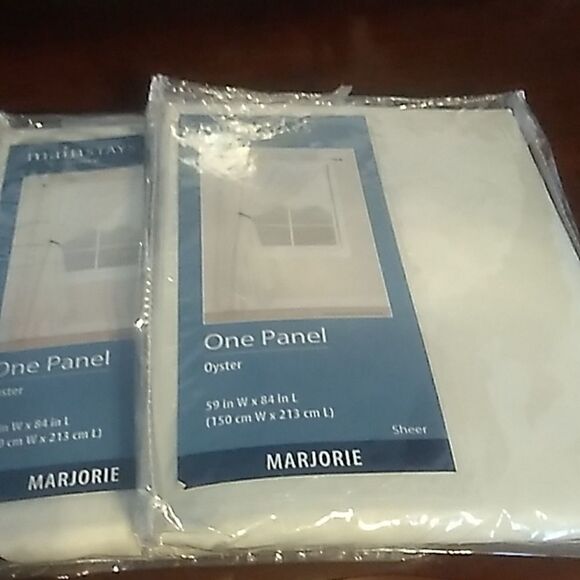 Mainstay Sheer Window Panels - Picture 1 of 7